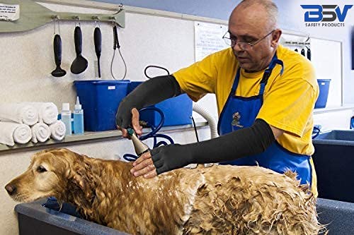 BSV arm sleeve EN388 certification indicating high protection.