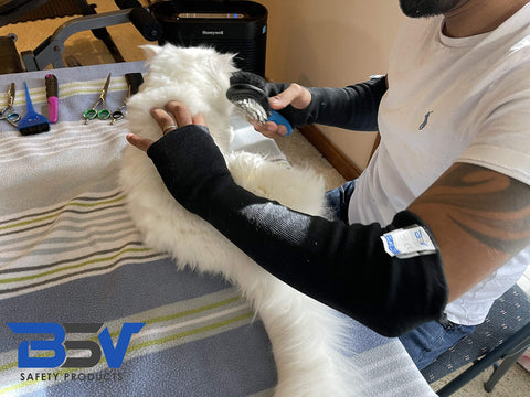 BSV cut-resistant sleeve stays lightweight for all-day wear.