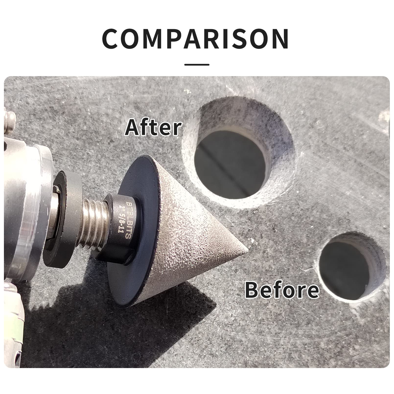 BTBLBITS Diamond chamfer bit for granite and marble materials