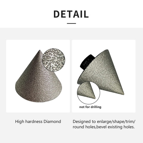 BTBLBITS Diamond chamfer bit for porcelain and ceramic use