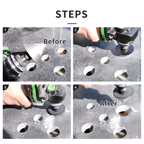 BTBLBITS Diamond chamfer bit delivers a smooth hole finish