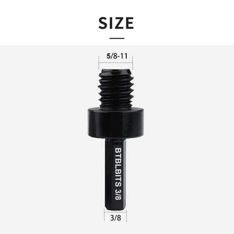BTBLBITS Diamond bit with 5-8-11 thread for grinders