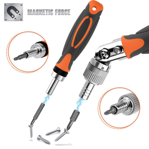 BTEC 180-degree rotatable handle offers comfortable access in crowded work areas.