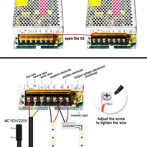 btf-lighting 12v output stable compact design suitable for led strips