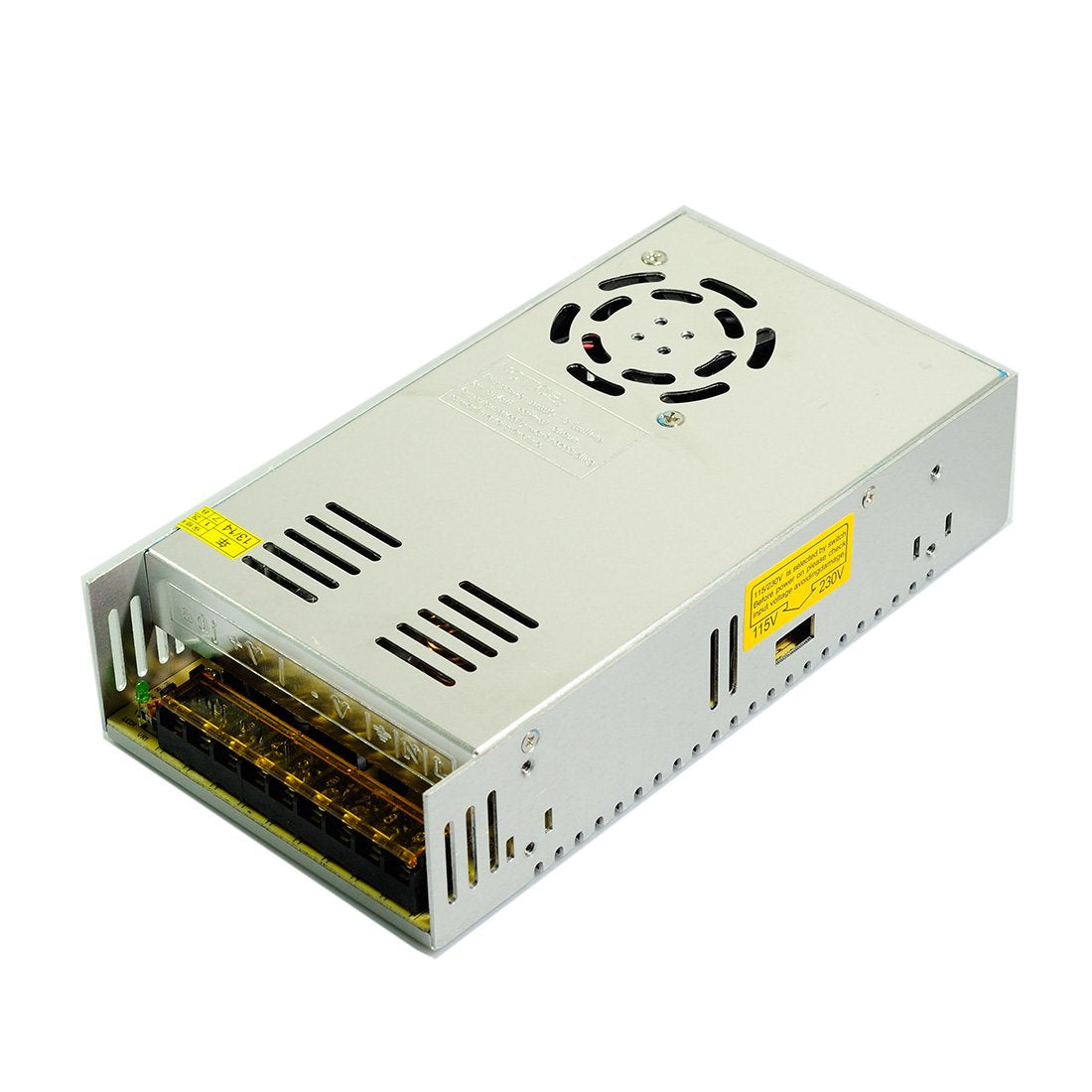btf-lighting ac100-240v to dc12v30a front view powers leds and cctv safely