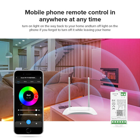 BTF-LIGHTING C05W Alexa Google Home enabled for hands free lighting control