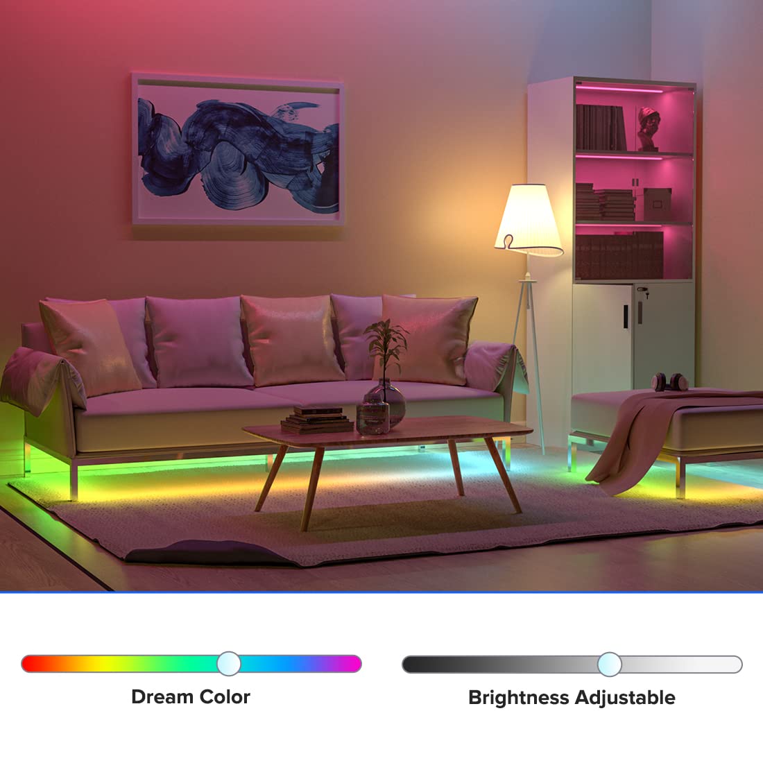BTF-LIGHTING C05W multi-zone control for different rooms and moods