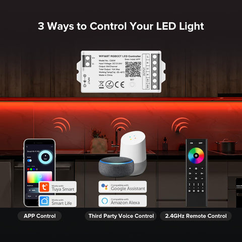 BTF-LIGHTING C05W RC03RFB remote control for quick scene changes