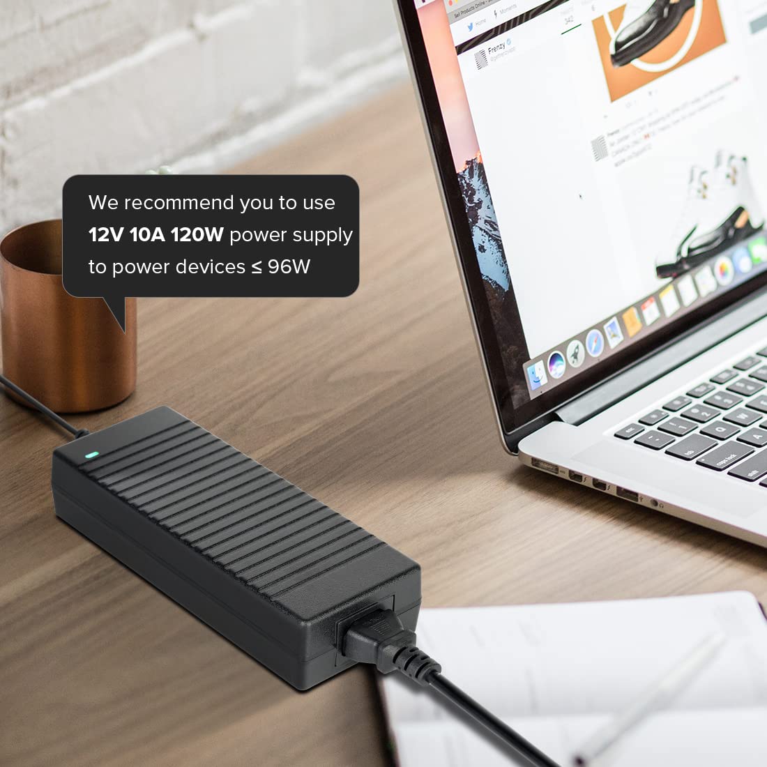 BTF-LIGHTING compatible with CCTV and electronics using 12V supply.