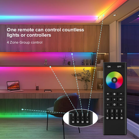 App color calibration menu ensuring consistent hues across LEDs.
