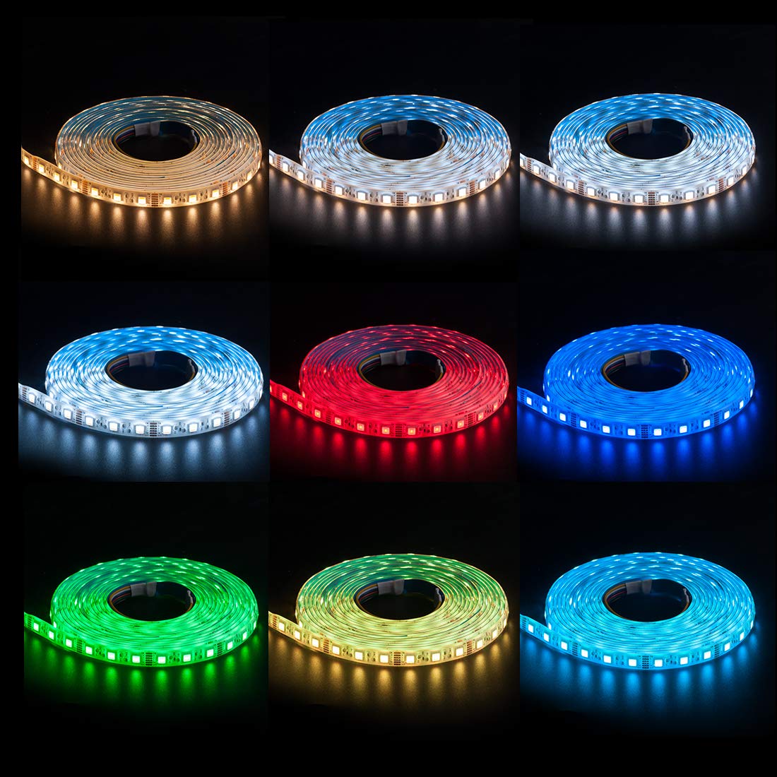 BTF-LIGHTING cuttable LED strip segment showing customizable length.