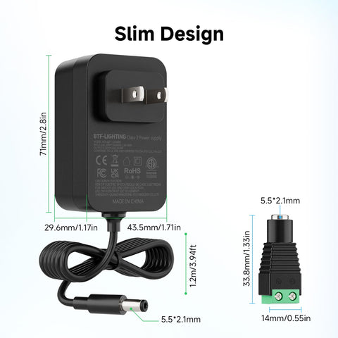 BTF-LIGHTING ETL-certified label indicating safety and reliability.