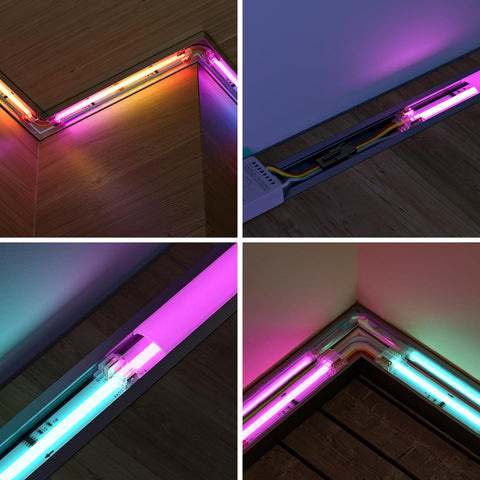 BTF-LIGHTING FCOB 15 cm extension wires for extra reach.