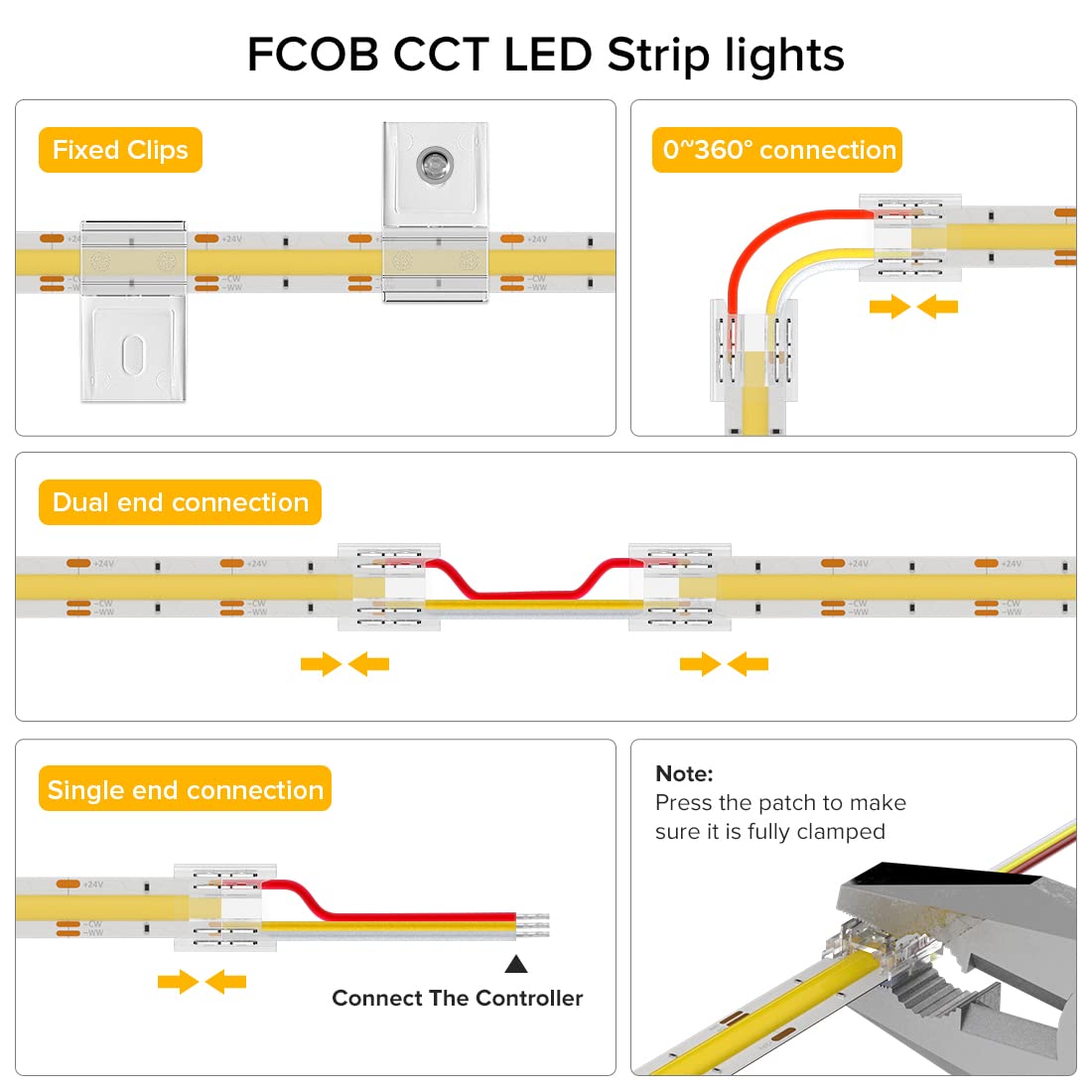 BTF-LIGHTING FCOB LED strip is energy efficient and dimmable for atmosphere control.
