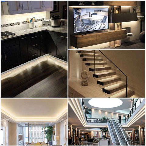 BTF-LIGHTING FCOB LED strip supports end-to-end connections for seamless layouts.