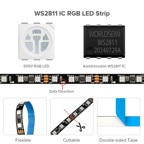 BTF-LIGHTING IP30 indoor strip ideal for DIY installations