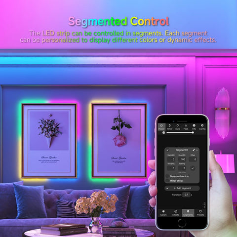 Wide compatibility with WS2812/2811/6812 RGBW LED strips