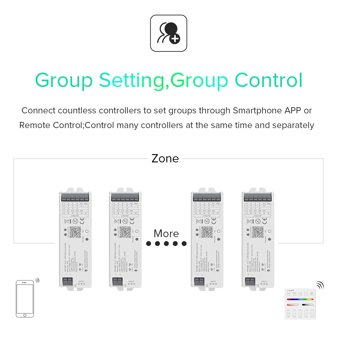 LM052 RGBCCT memory-enabled scene example for seamless transitions