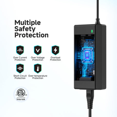 BTF-LIGHTING DC connector 5.5x2.1mm for quick plug-and-play.