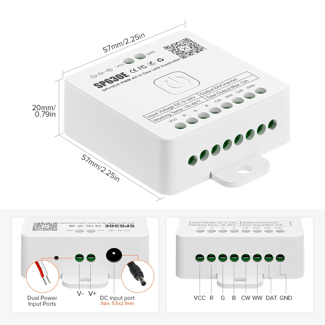 Compatibility with PWM RGBCCT and SPI RGBCCT strips