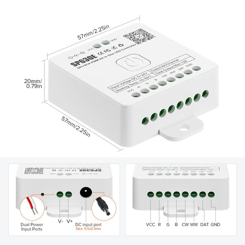 Compatibility with PWM RGBCCT and SPI RGBCCT strips
