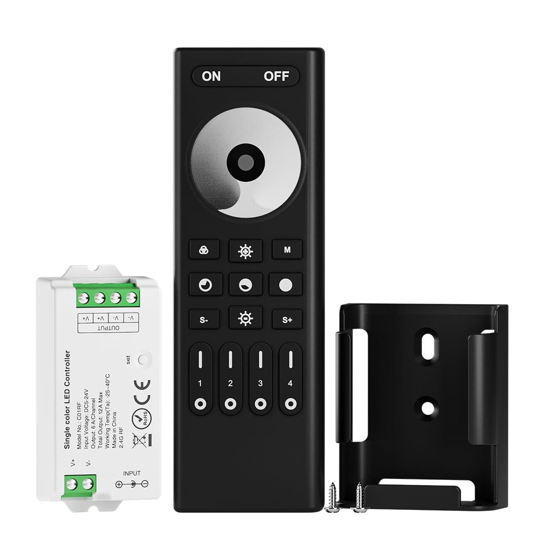 BTF-LIGHTING RC01RFB remote for quick, convenient dimming and control
