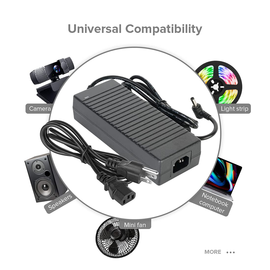 BTF-LIGHTING wall outlet plug-in design for quick setup.