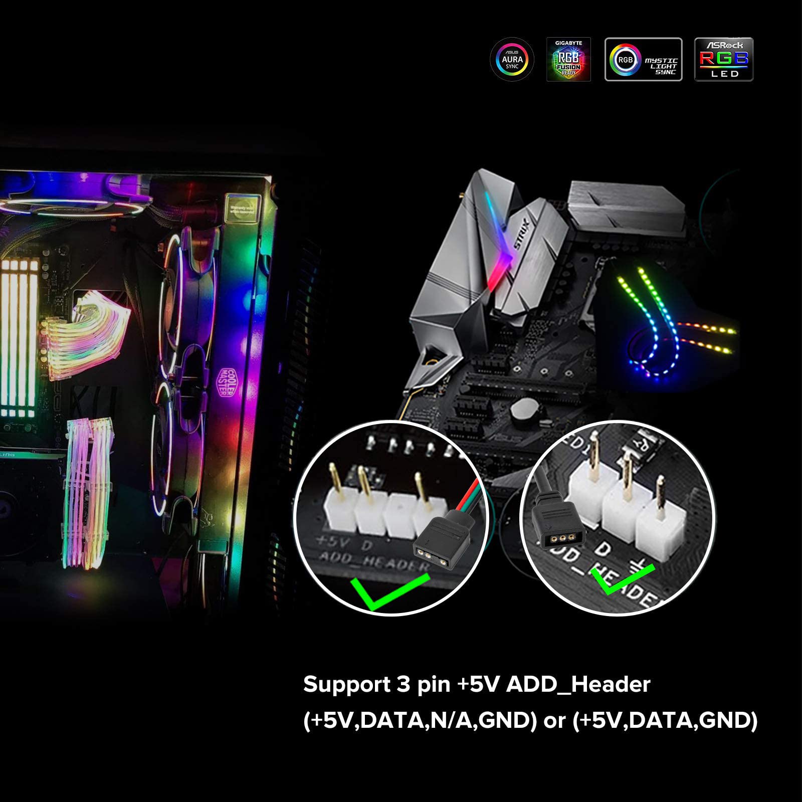 BTF-LIGHTING rainbow effect for dynamic ambience