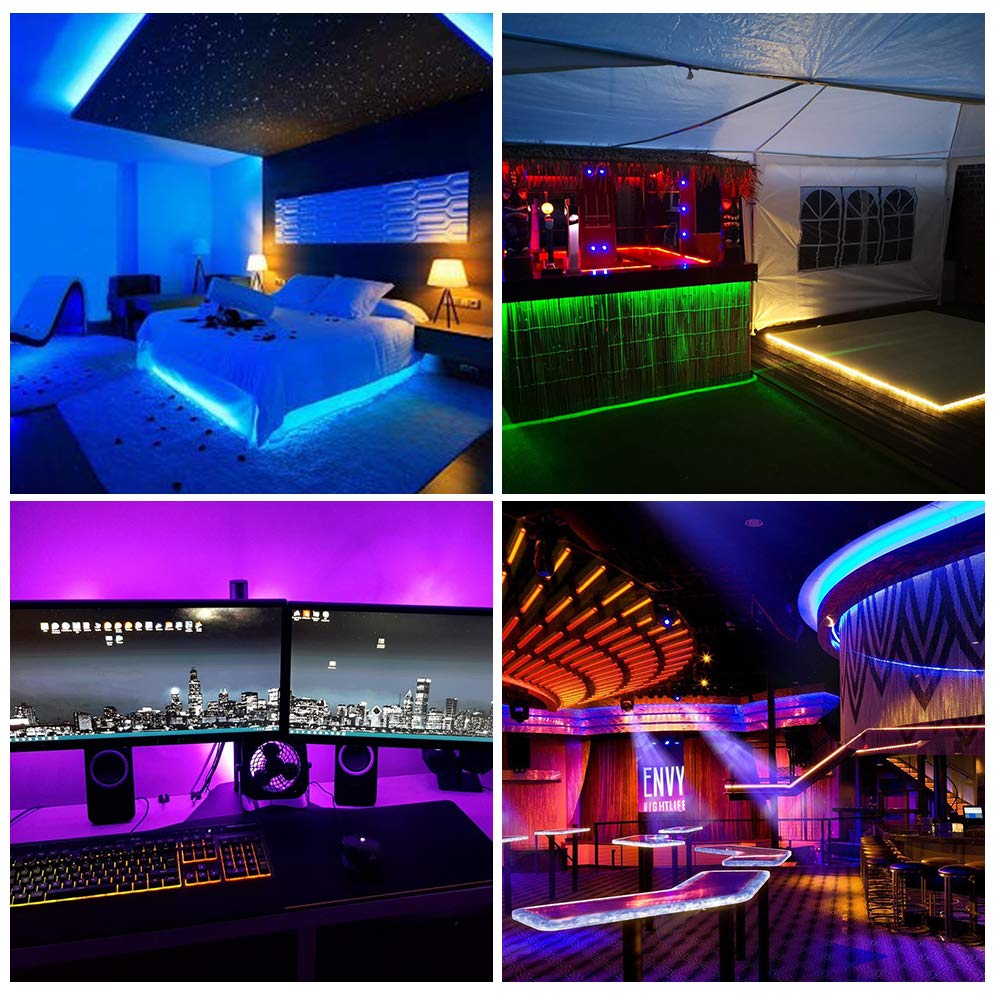 BTF-LIGHTING WS2812B RGB ECO strip integrated with LED screen setup