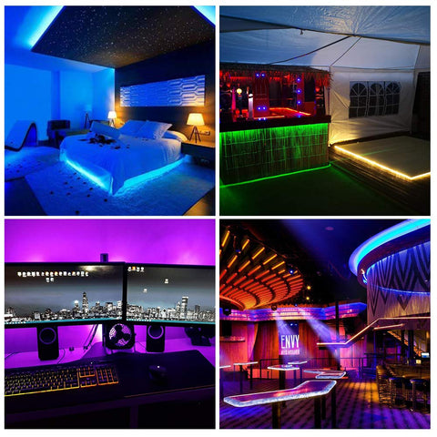 BTF-LIGHTING WS2812B RGB ECO strip integrated with LED screen setup