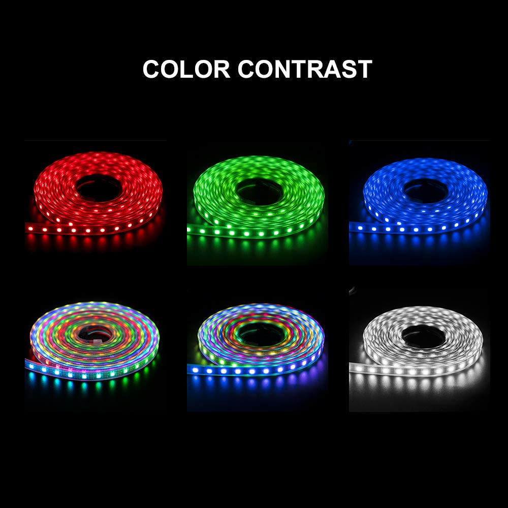 BTF-LIGHTING WS2812B strip end connector enables easy daisy chaining and setup