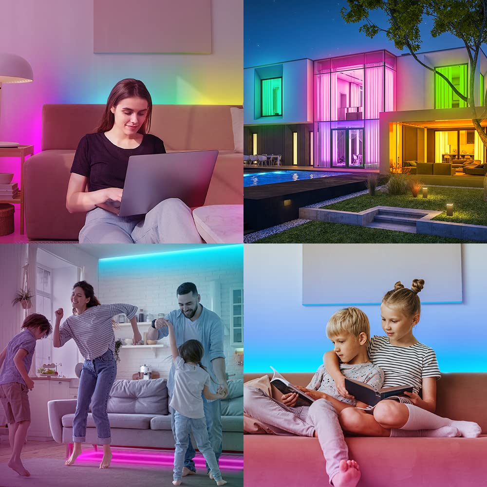 BTF-LIGHTING WS2812B strip with 300 LEDs density for bright, seamless color