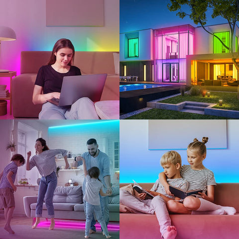 BTF-LIGHTING WS2812B strip with 300 LEDs density for bright, seamless color