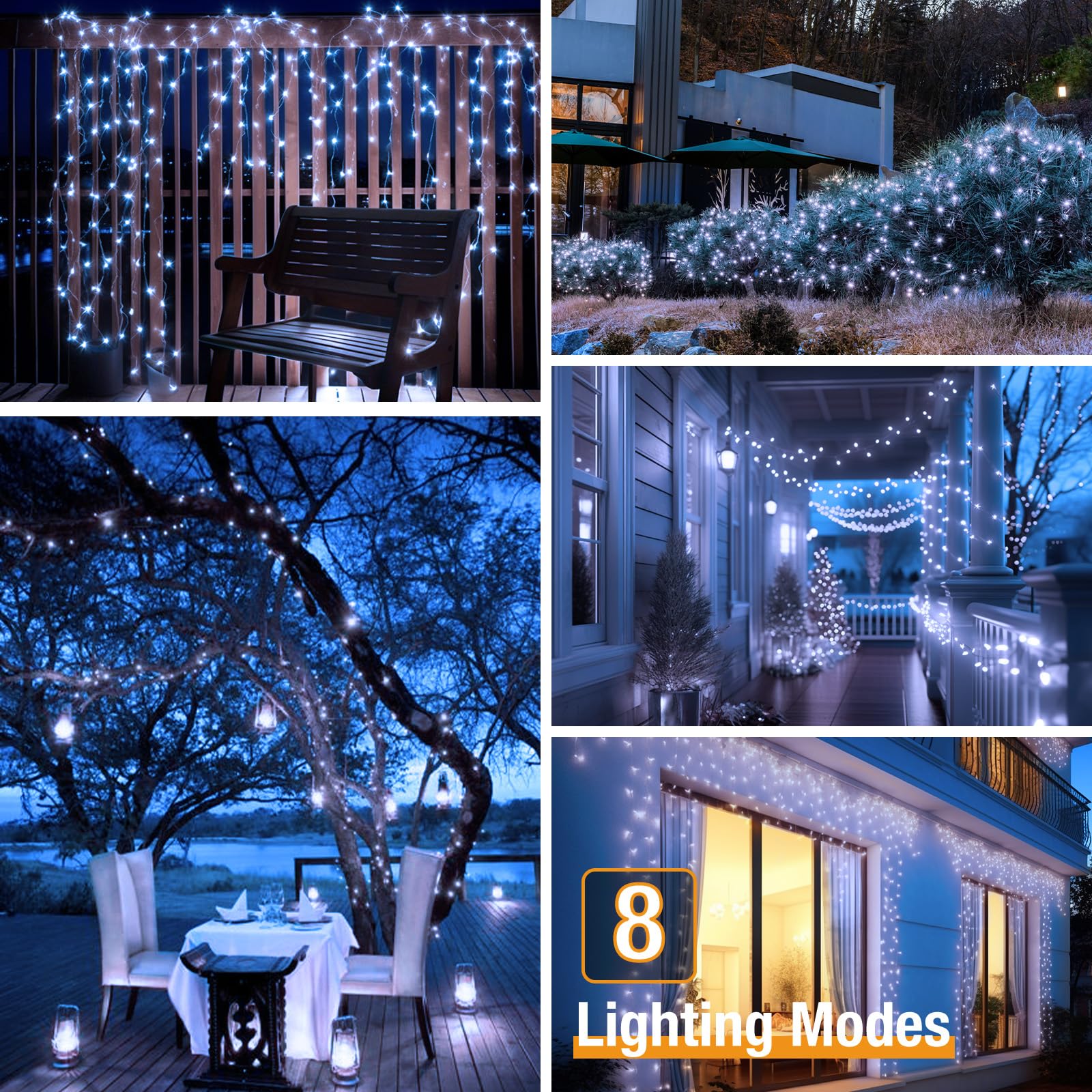 btfarm Eight mode options and memory function offer versatile ambient lighting