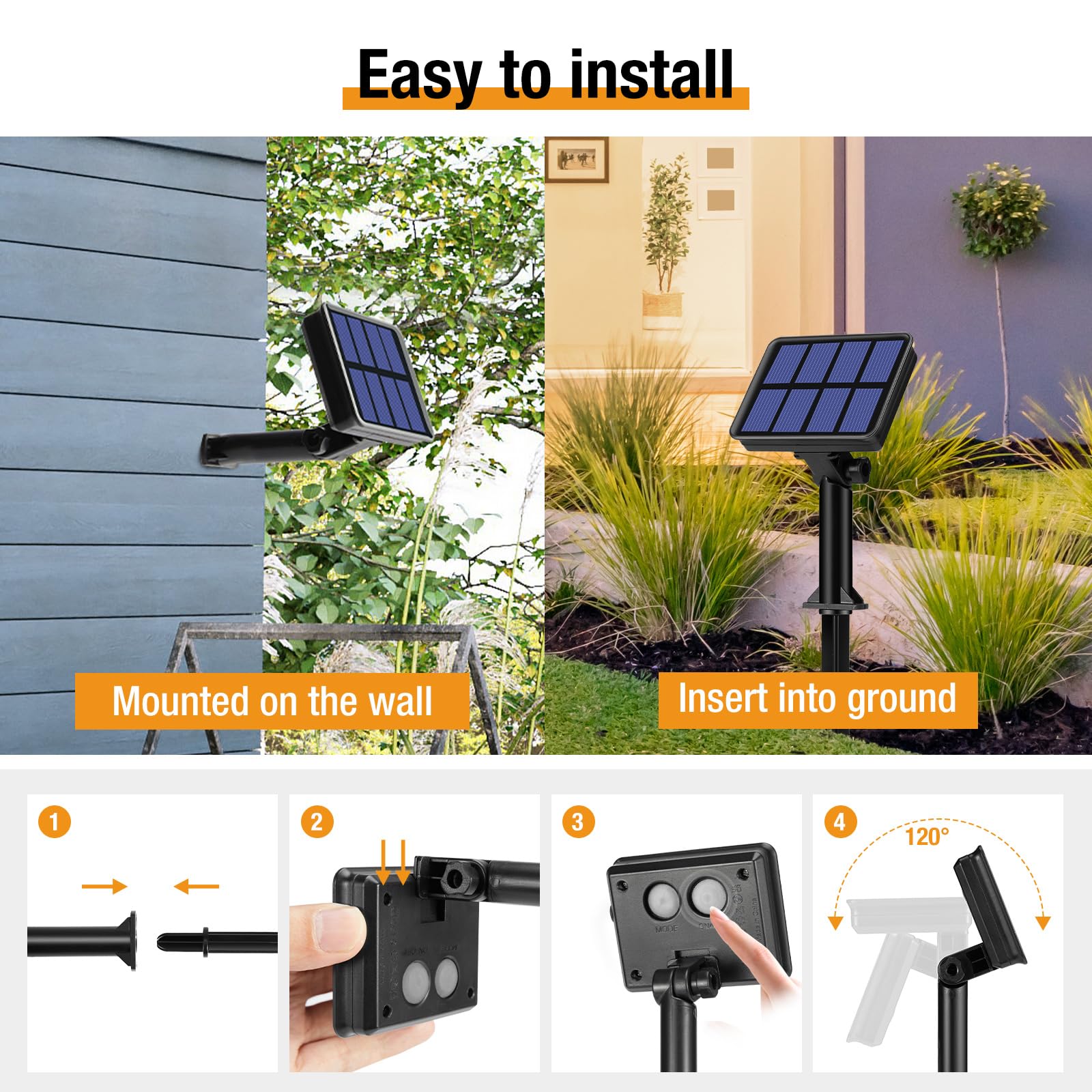 btfarm auto on/off solar lights turn on at dusk