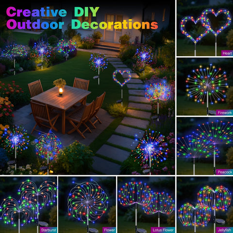 btfarm easy-install outdoor lights require no plugs or wires.