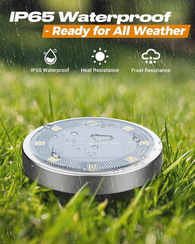 btfarm solar light ip65 durable materials withstand rain and dust.