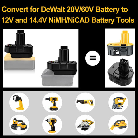 BTRUI Dewalt adapter side view highlights compact design for on-site use