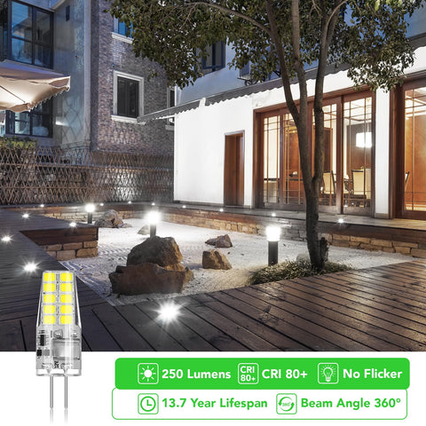 BUBO G4 LED bulb with 360-degree beam for even landscape accents