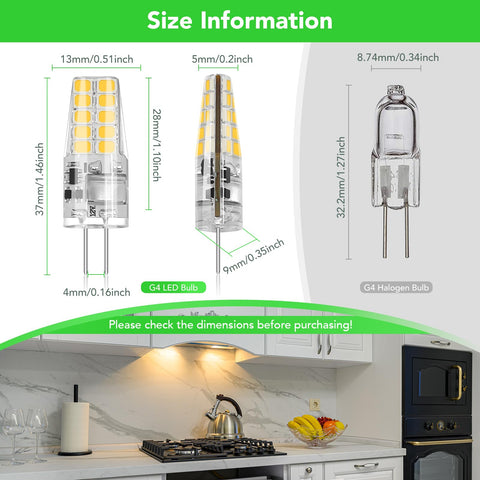 BUBO G4 LED bulb for halogen replacement with bright 250 lumens.
