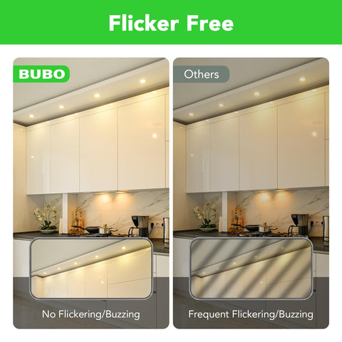 Bedroom ambiance created by BUBO GU10 bulb's relaxing glow