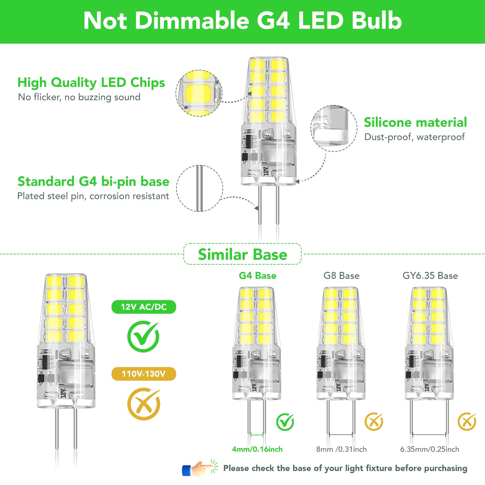 BUBO G4 LED bulb replaces halogen with safer moisture resistant design