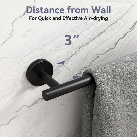 Bubxo matte black finish and round profile suit modern spaces