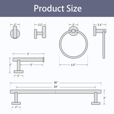 Bubxo matte black toilet paper holder complements the set with cohesive storage.