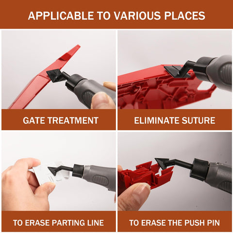 Bucasso Cordless Pen Sander stepless speed for precise material removal.