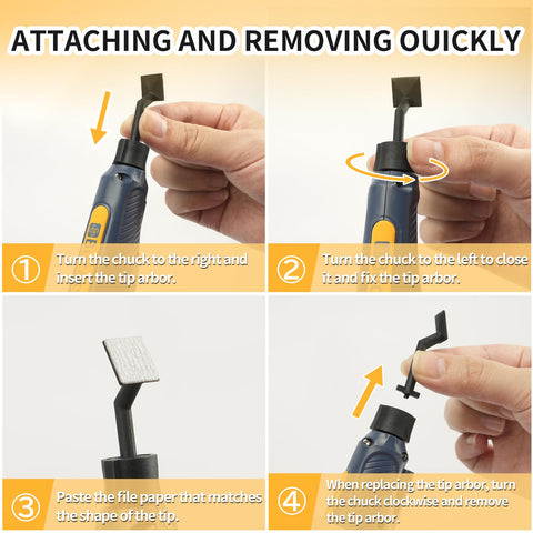 Bucasso Ergonomic slim grip for comfortable extended sessions.