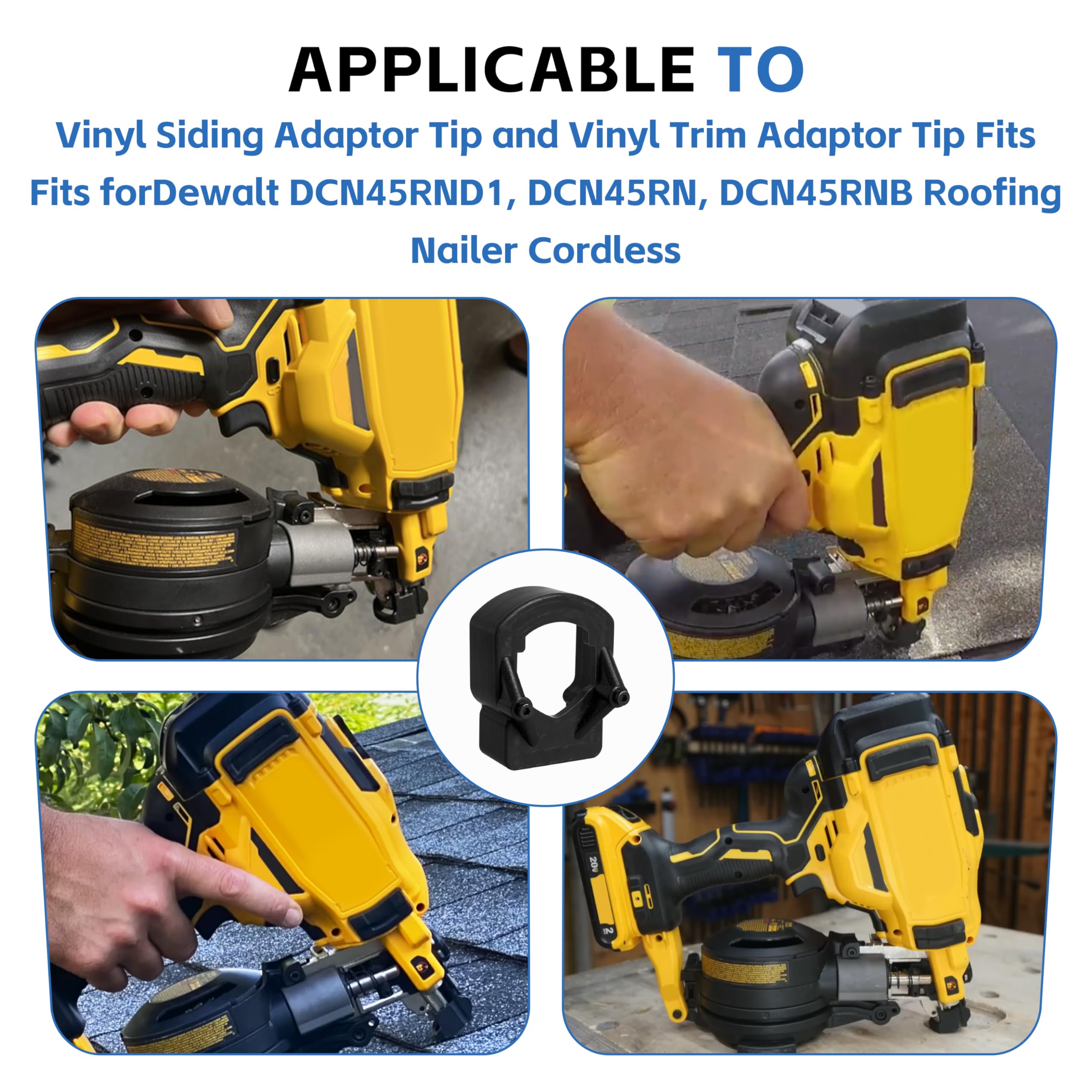 On-site use demonstrates quick switching between siding and roofing tasks.