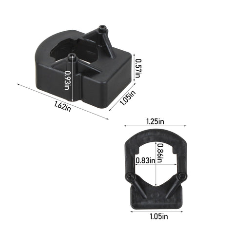Buccilly DCN45RN adaptor tip showcases durable nylon composite for tough job-site use.