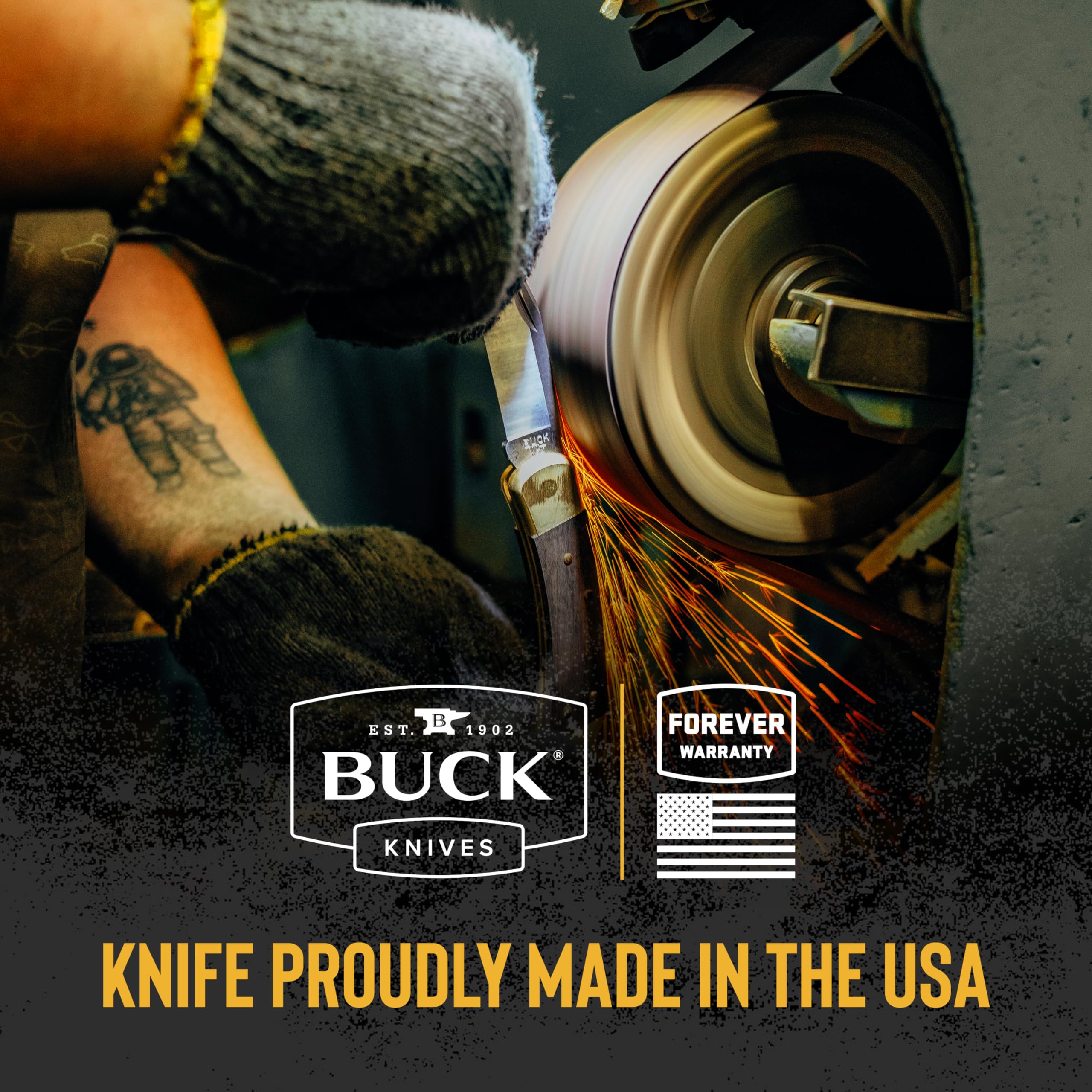 Buck Knives 112 Slim Select showing deep carry clip for secure everyday carry