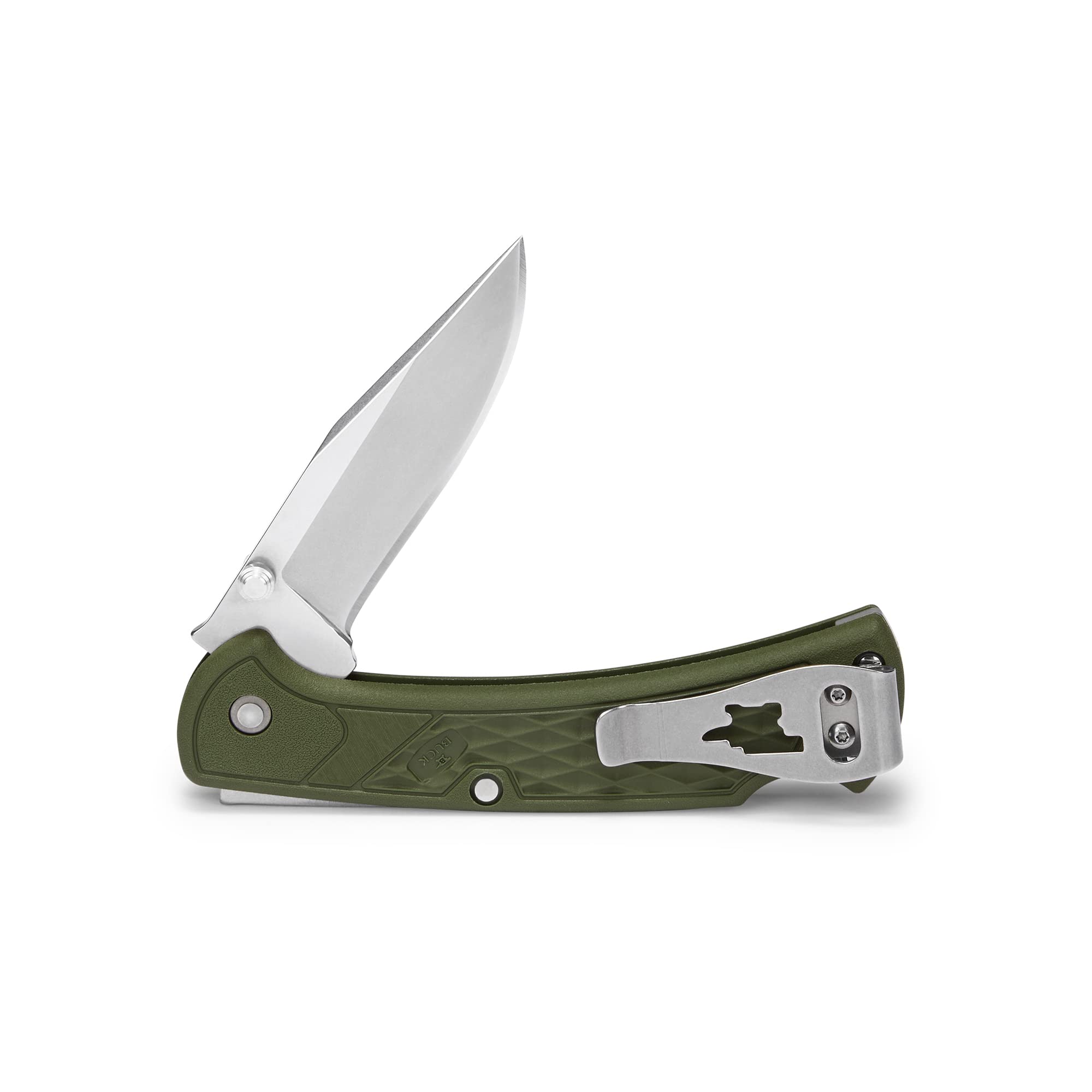 Buck Knives 112 Slim Select with thumb studs for easy one-handed opening